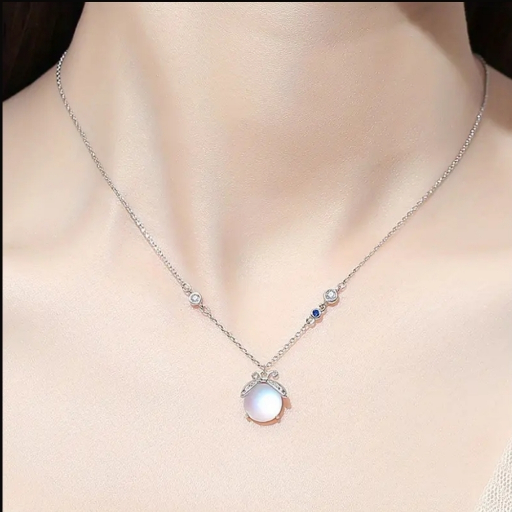 Firefly Moon Stone Necklace